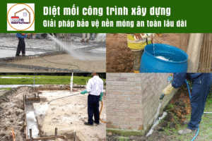 Diệt mối công trình xây dựng – Giải pháp bảo vệ nền móng an toàn lâu dài