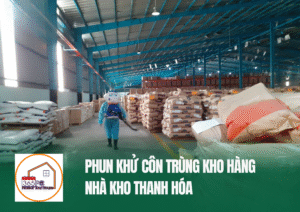 Phun khử côn trùng kho hàng – nhà kho Thanh Hóa